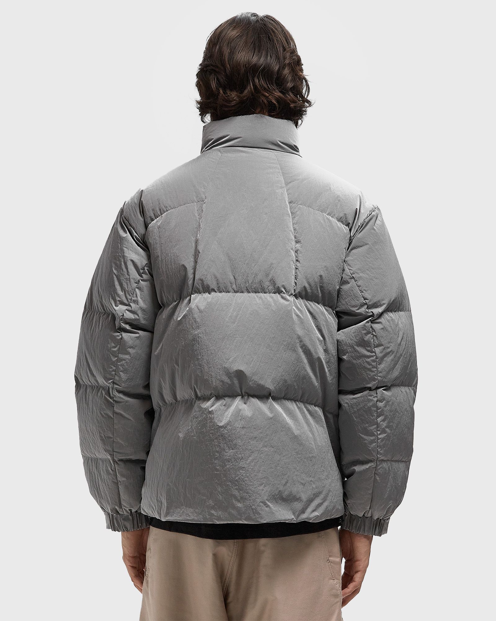 Goldwin Dope Dyed Ripple Nylon Down Jacket Grey | BSTN Store