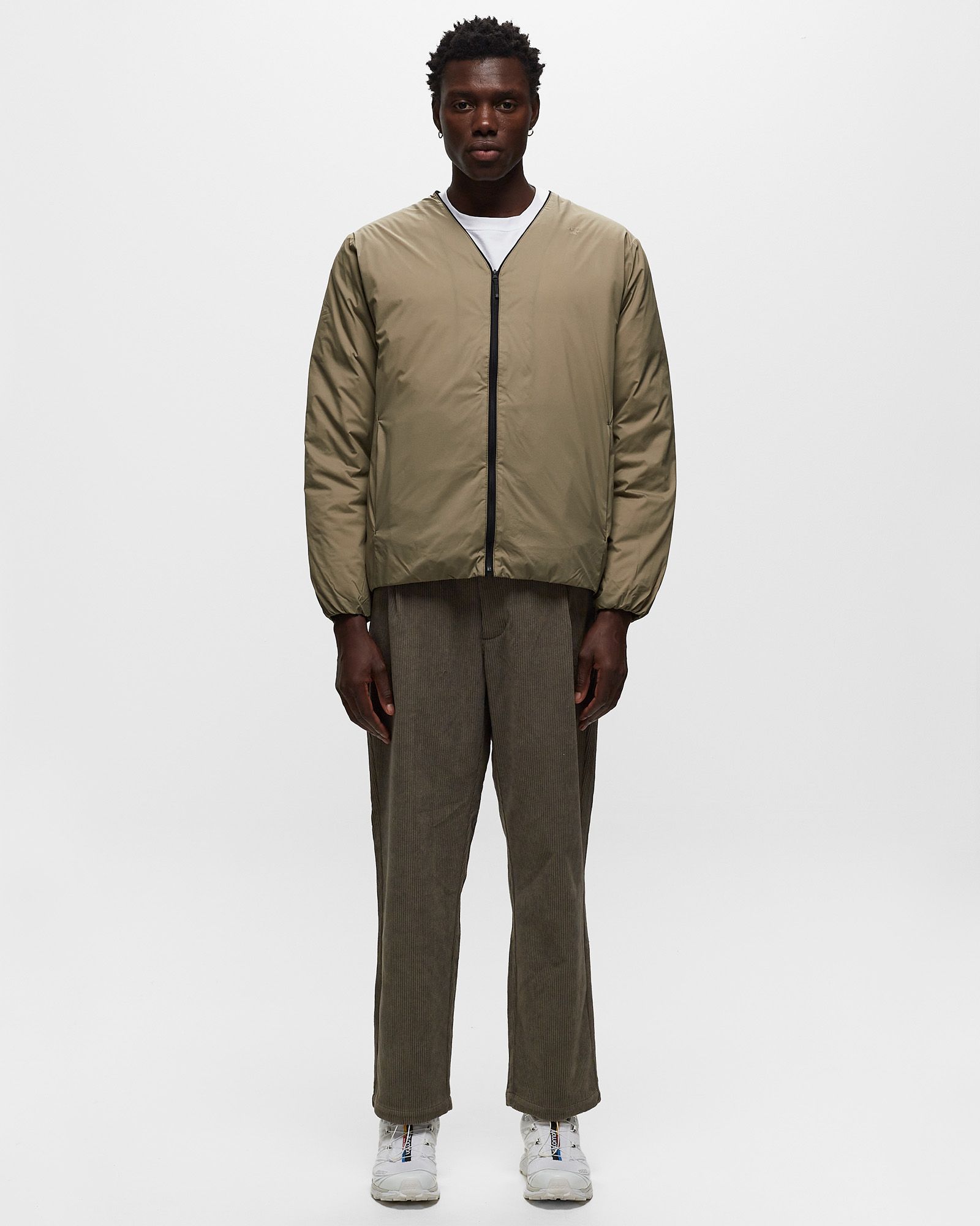 V-neck Zip Down Cardigan