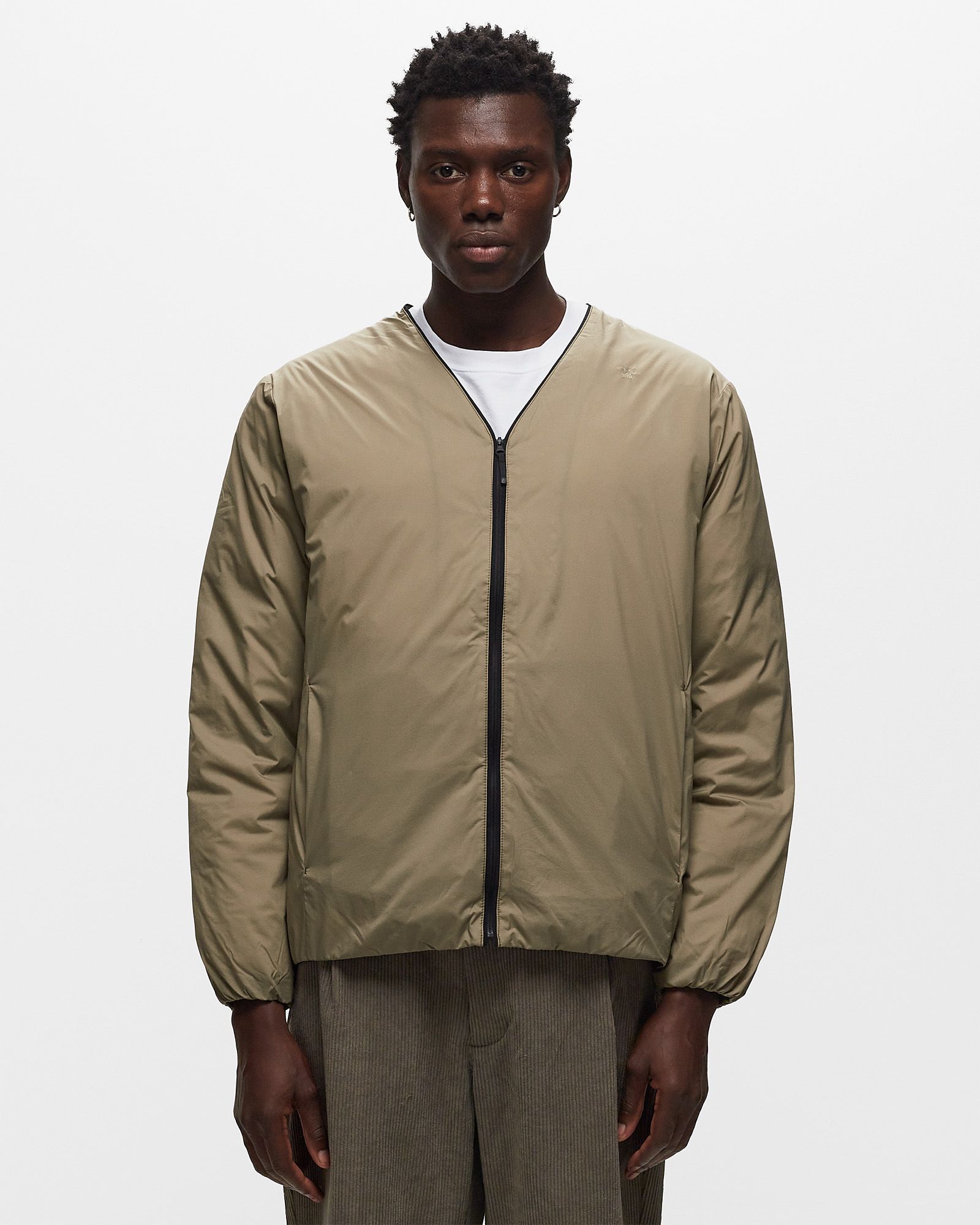 V-neck Zip Down Cardigan