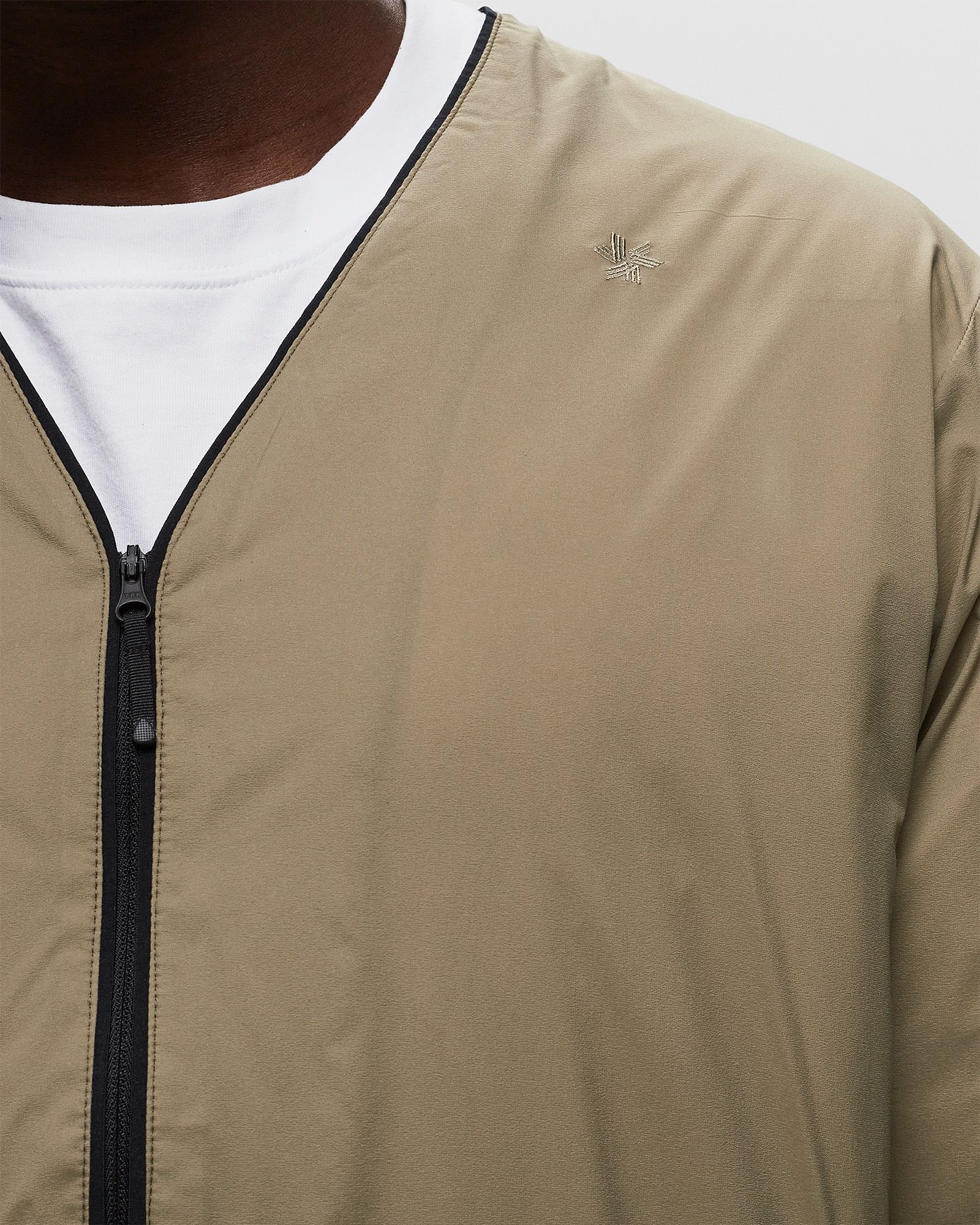 V-neck Zip Down Cardigan