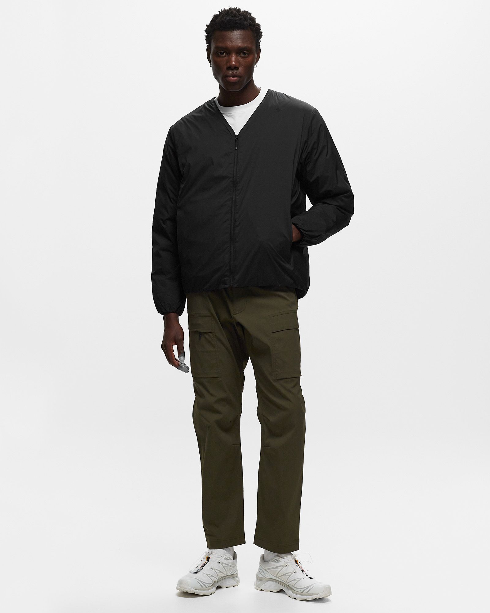 V-neck Zip Down Cardigan