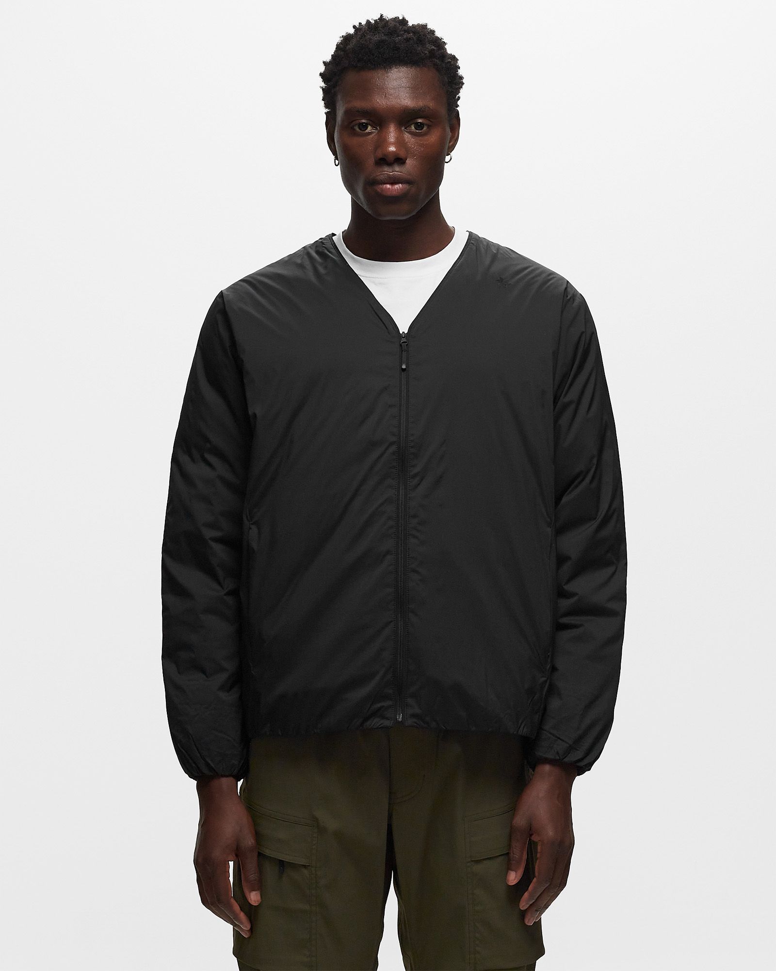 V-neck Zip Down Cardigan