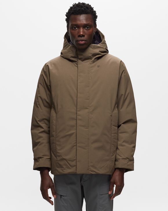 Goldwin GORE-TEX Snow Range Down Parka Brown - TAUPE GRAY