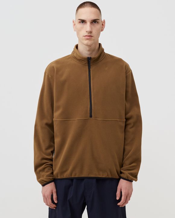 GOLDWIN　Micro Fleece Half Zip ゴールドウイン　マイクロフリース　ハーフジップ　コヨーテ　SIZE S プルオーバー Goldwin Micro Fleece Half Zip Brown | BSTN Store