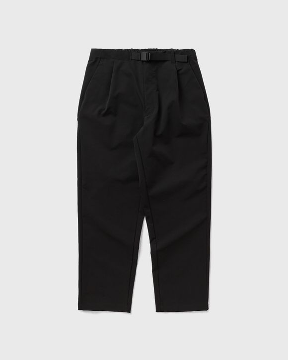 Goldwin One Tuck Tapered Stretch Pants Black - BLACK