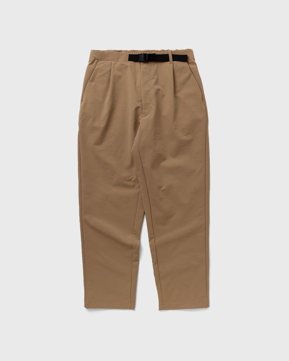 Goldwin One Tuck Tapered Stretch Pants Brown | BSTN Store