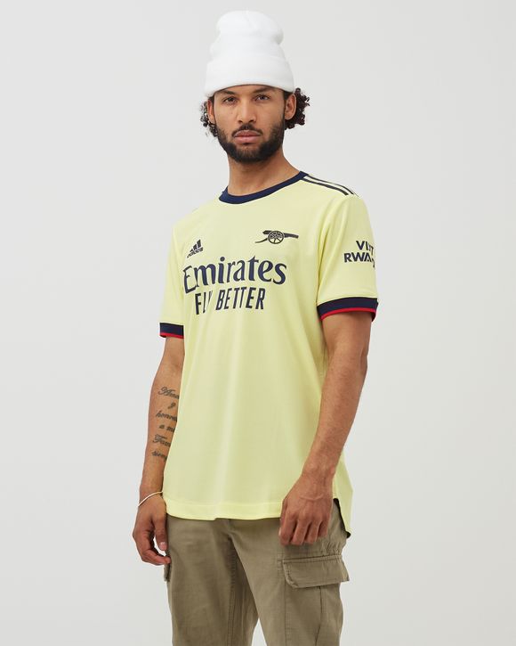 adidas Arsenal 21/22 Away Authentic Jersey - Yellow | Men's Soccer | adidas  US