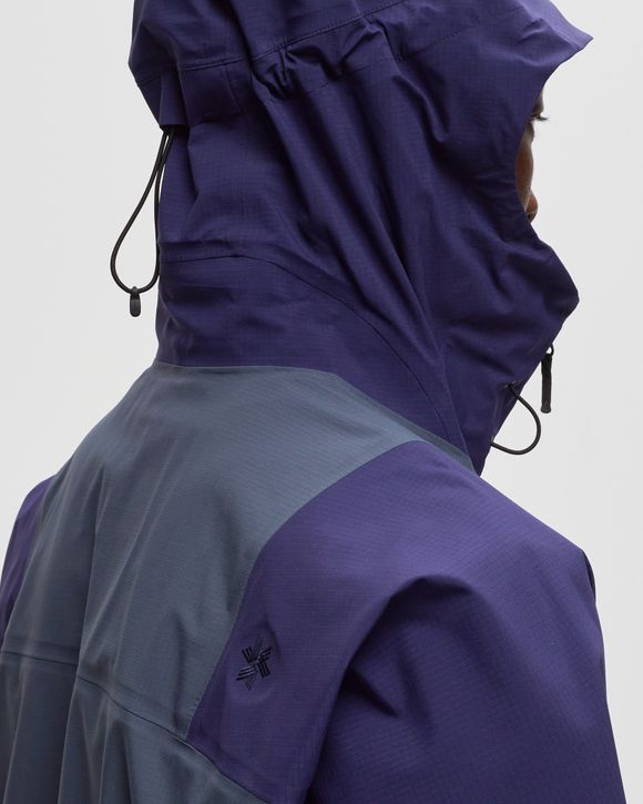 Goldwin PERTEX SHIELDAIR All Weather Jacket Blue - FOGGY GRAY×BLUISH PURPLE