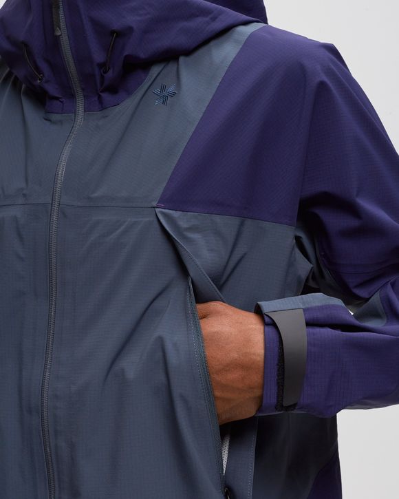 Goldwin PERTEX SHIELDAIR All Weather Jacket Blue - FOGGY GRAY×BLUISH PURPLE