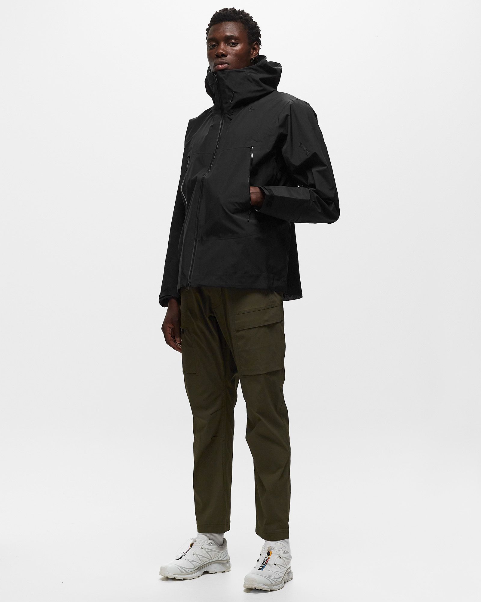 Goldwin0 Goretex 3L jacket サイズ3 黒 Goldwin Mens Waterproof GORE-TEX 3L Winter Jacket Black
