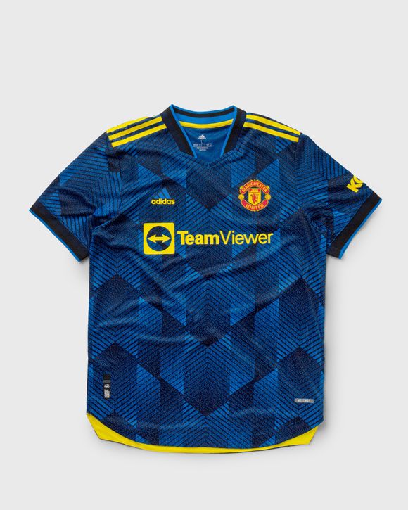 Adidas MANCHESTER UNITED 21 22 THIRD AUTHENTIC JERSEY Blue BSTN Store