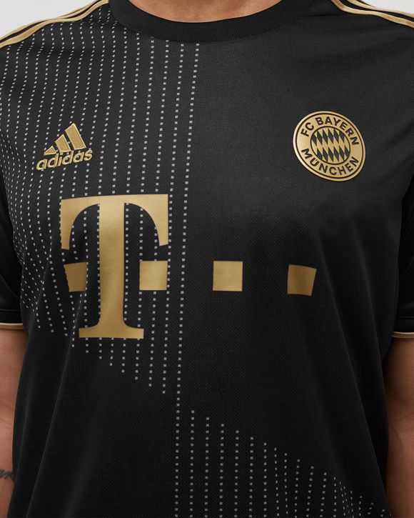 Adidas 2021-22 Bayern Munchen Away Jersey - Black-Gold