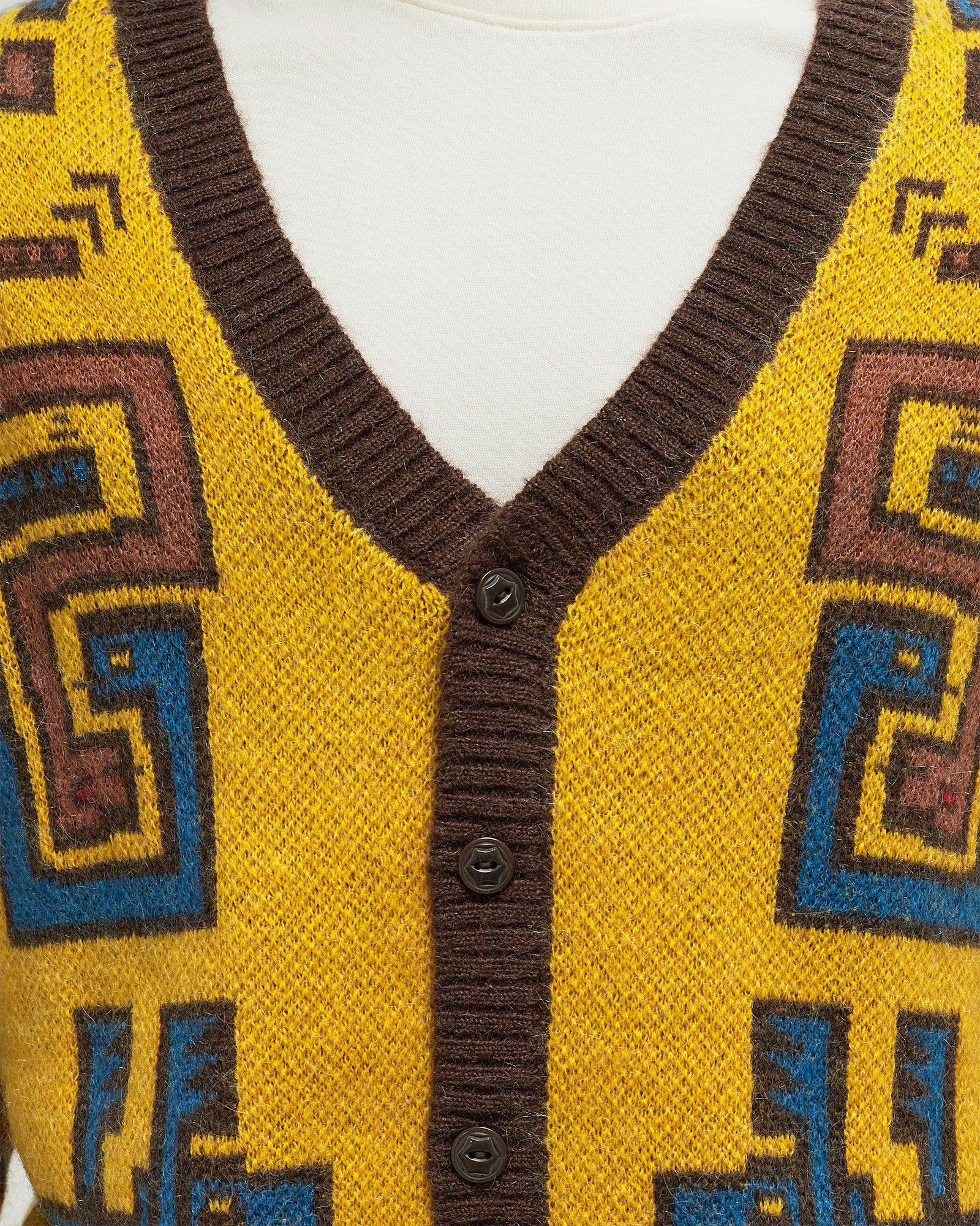 Champion × Angelo Baque ニットカーディガン(V4454) Buy Champion Multicolour x Angelo Baque Cusco Cardigan in