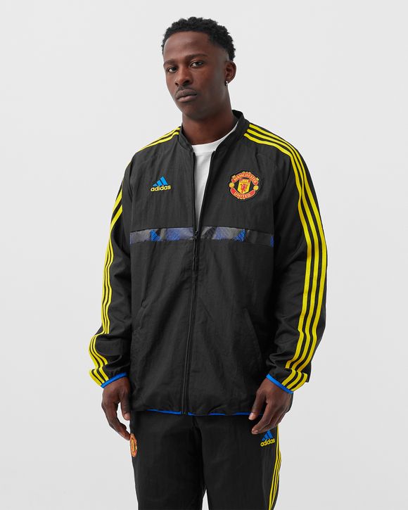 Adidas MANCHESTER UNITED FC ICON WOVEN JACKET Black BSTN Store