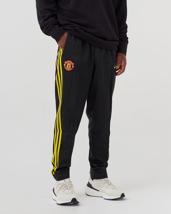 Adidas MANCHESTER UNITED FC ICON WOVEN PANT Black - Black
