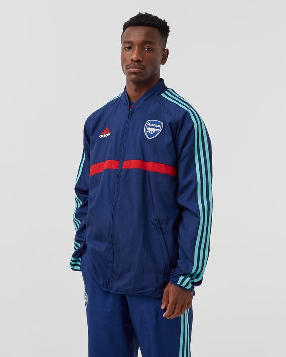 adidas Originals Arsenal Nylon Windbreaker in Blue for Men