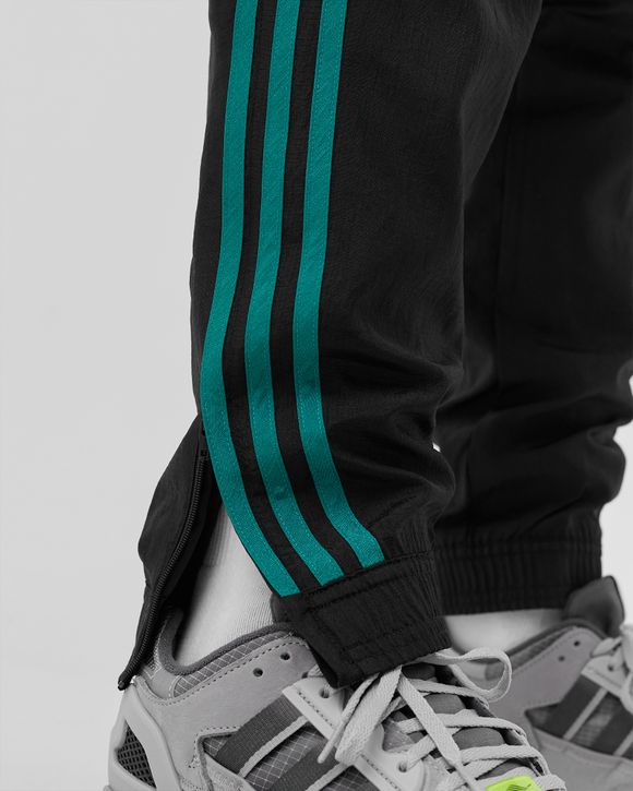 Green and discount black adidas pants