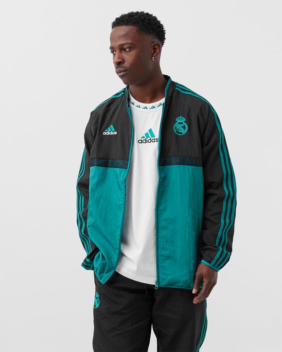 Chaqueta Real Madrid Icon Woven 2021/2022 - Negro/Azul – Footkorner