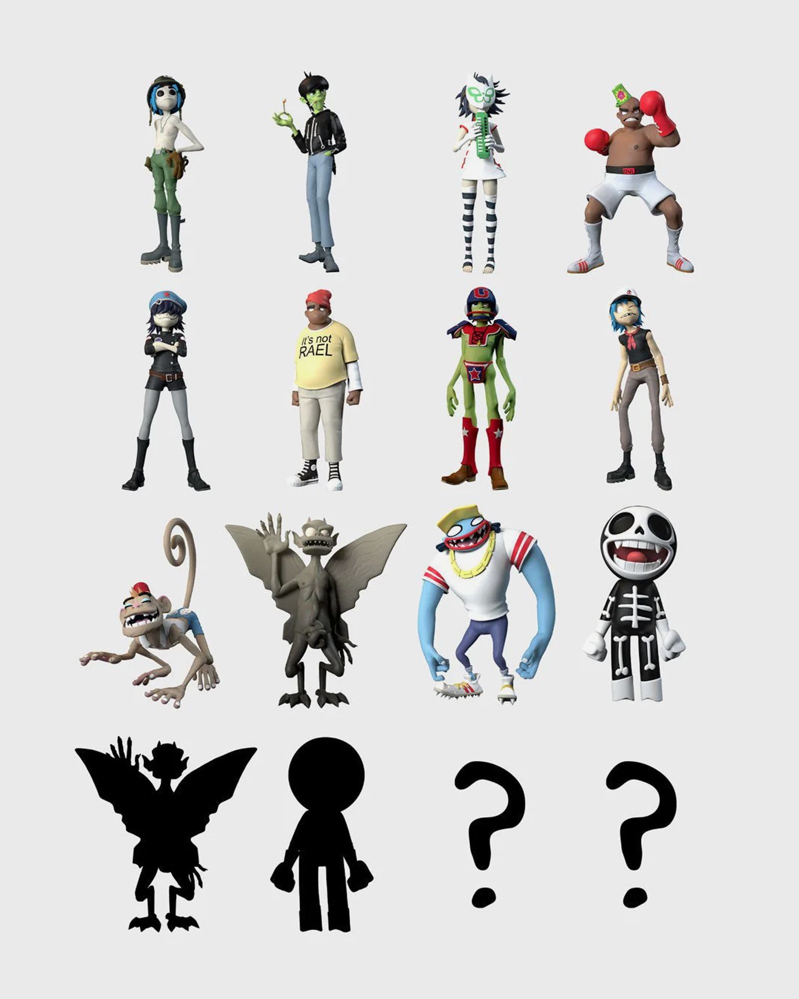 Superplastic x Gorillaz Mini Series Blindbox