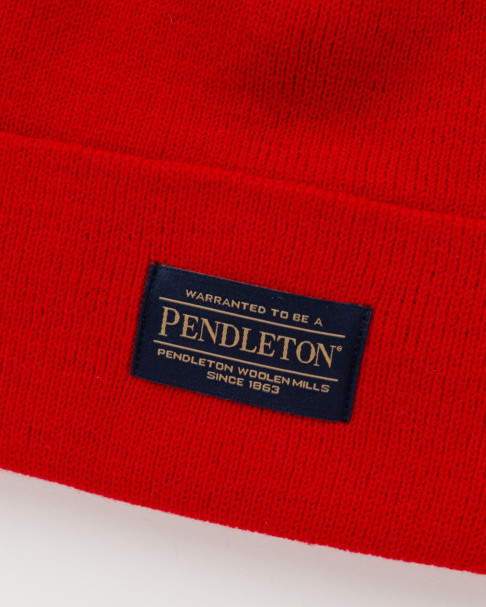 PENDLETON BEANIE RED