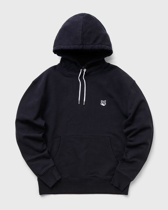 ★関税込★MAISON KITSUNE★Grey Fox Head Patch Classic Hoodie Maison Kitsune GREY FOX HEAD PATCH CLASSIC HOODIE Black