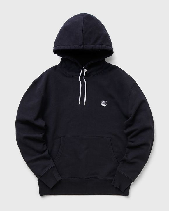 Maison Kitsune GREY FOX HEAD PATCH CLASSIC HOODIE Black | BSTN Store