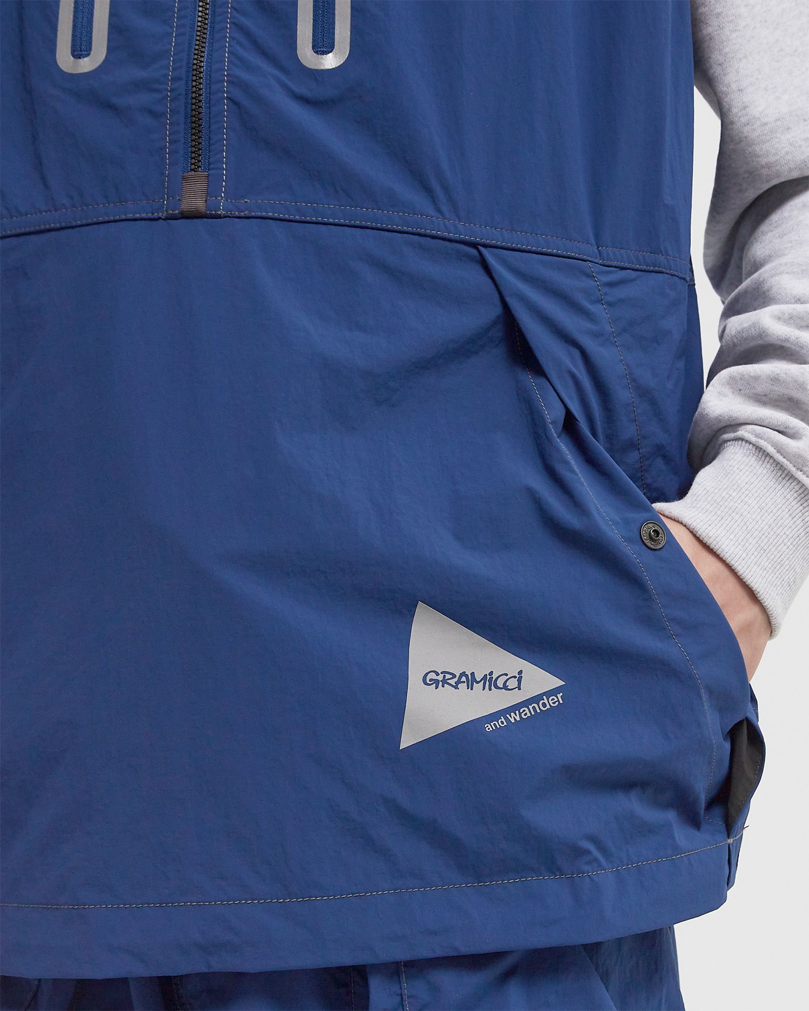 x And Wander BRUSHED NYLON VEST