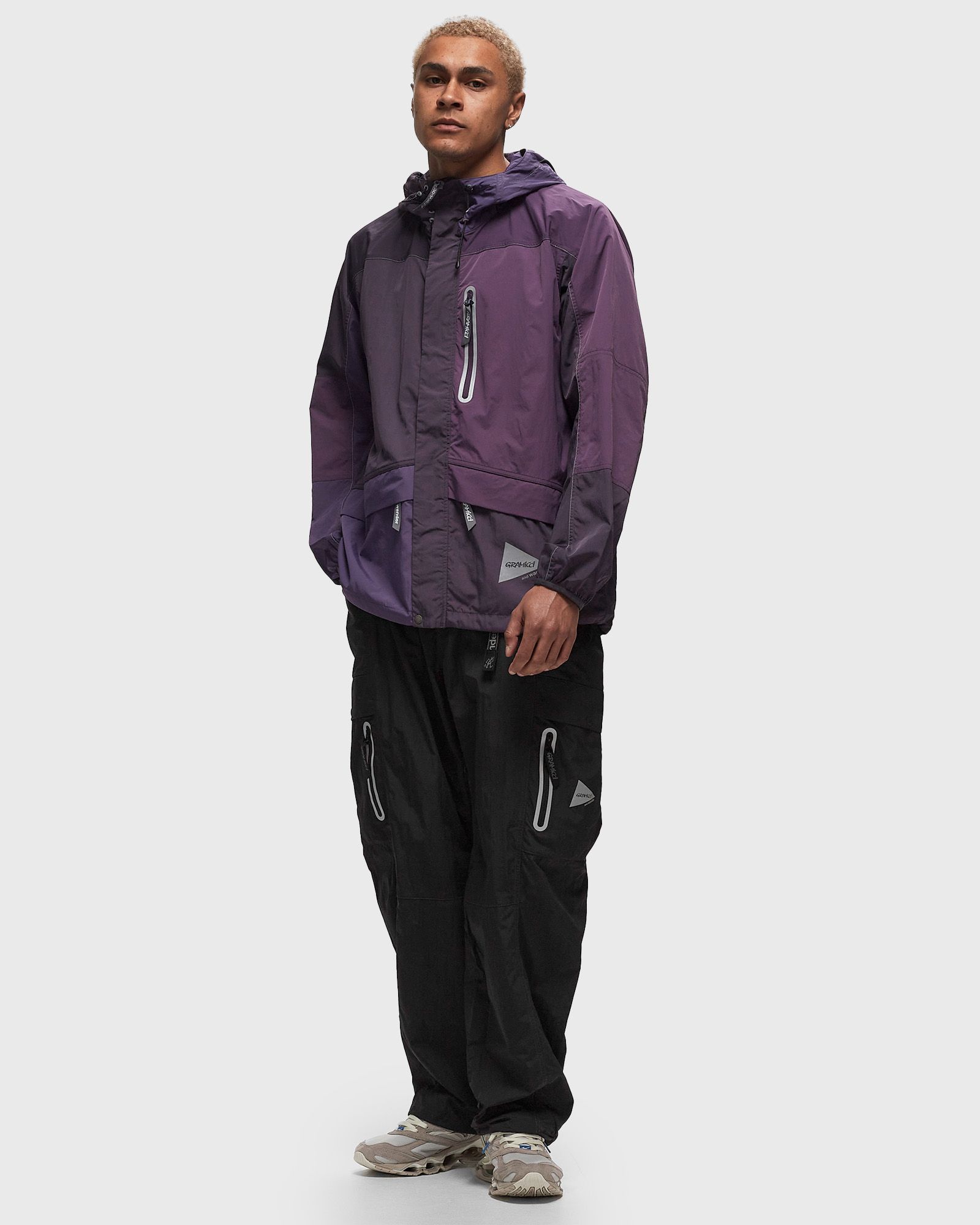 x AND WANDER PATCHWORK WIND PANT