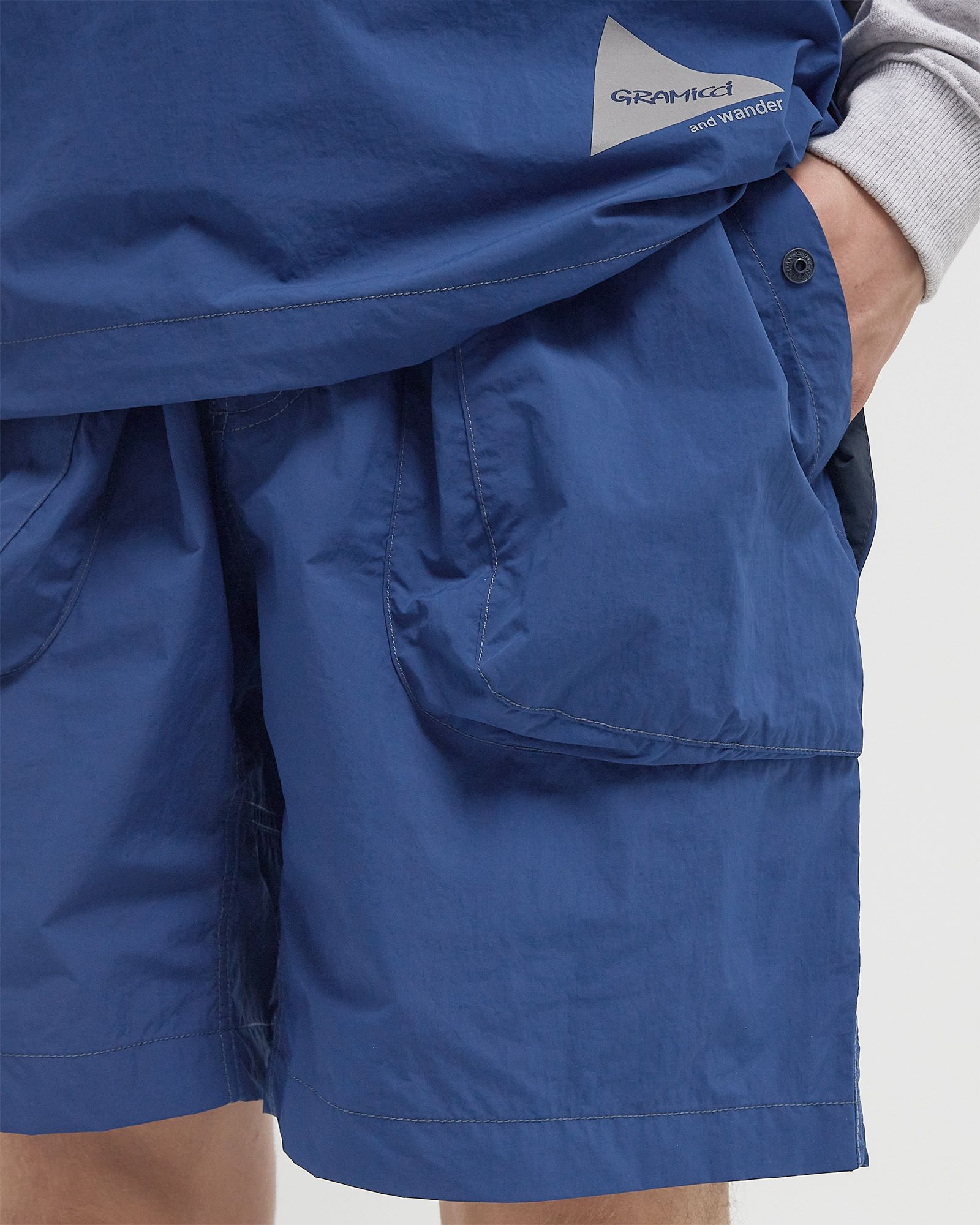 x And Wander BRUSHED NYLON SHORT