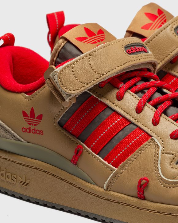 Adidas FORUM 84 CAMP LOW Brown/Red - CARDBO/SCARLE/UTIGRE