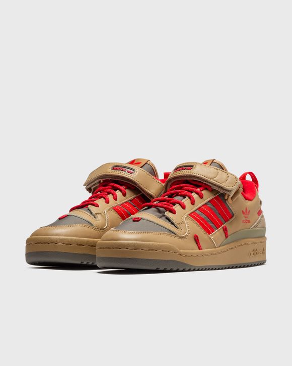 Adidas FORUM 84 CAMP LOW Brown/Red - CARDBO/SCARLE/UTIGRE