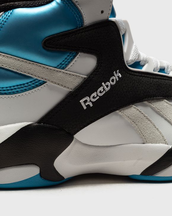 Reebok Footwear Men Shaq Attaq Shoes Ftwwht/Cblack/Azure – Reebok