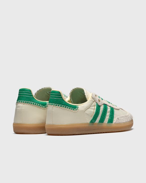 Adidas Adidas x Wales Bonner SAMBA White - CREAM WHITE/BOLD GREEN/EASY  YELLOW