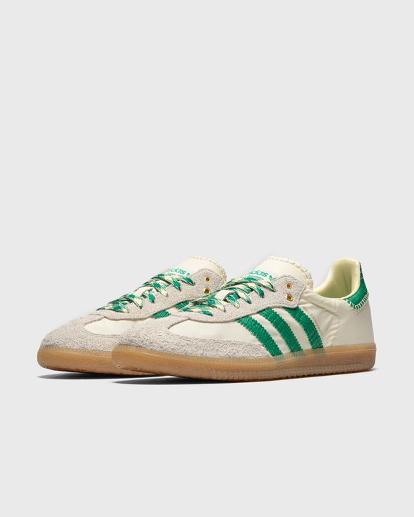 Adidas Adidas x Wales Bonner SAMBA White - CREAM WHITE/BOLD GREEN/EASY  YELLOW