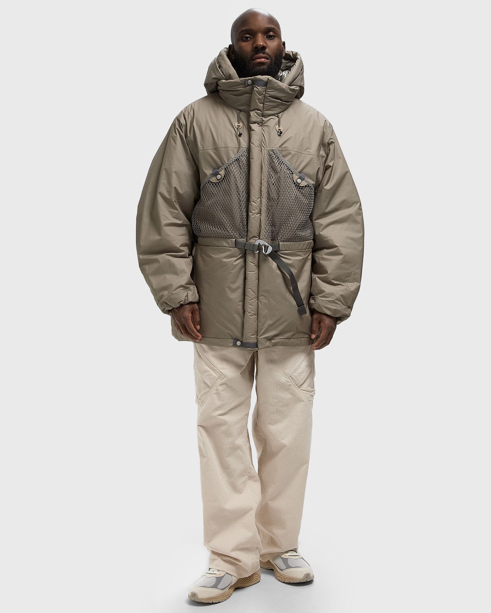 Goldwin 0 WINDSTOPPER Padded Composite Parka Beige | BSTN Store