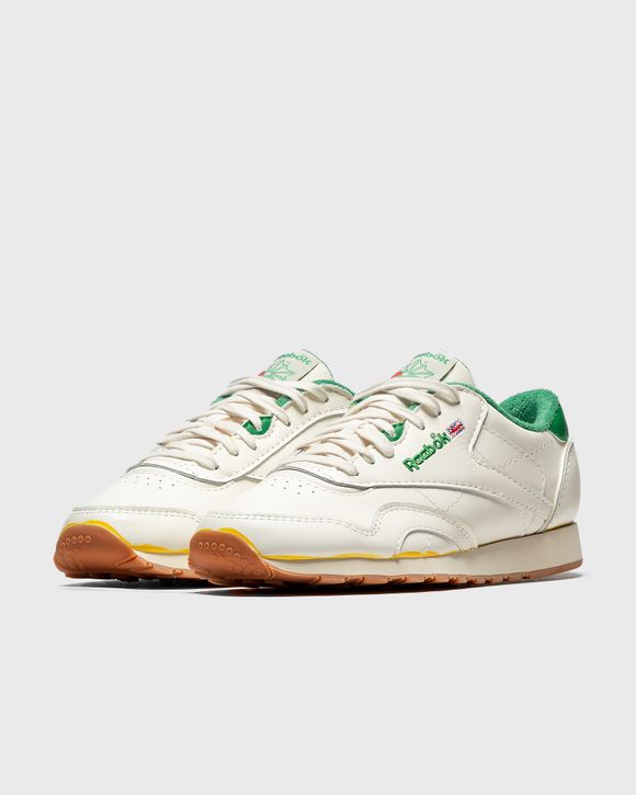 White Reebok Classic Leather Plus