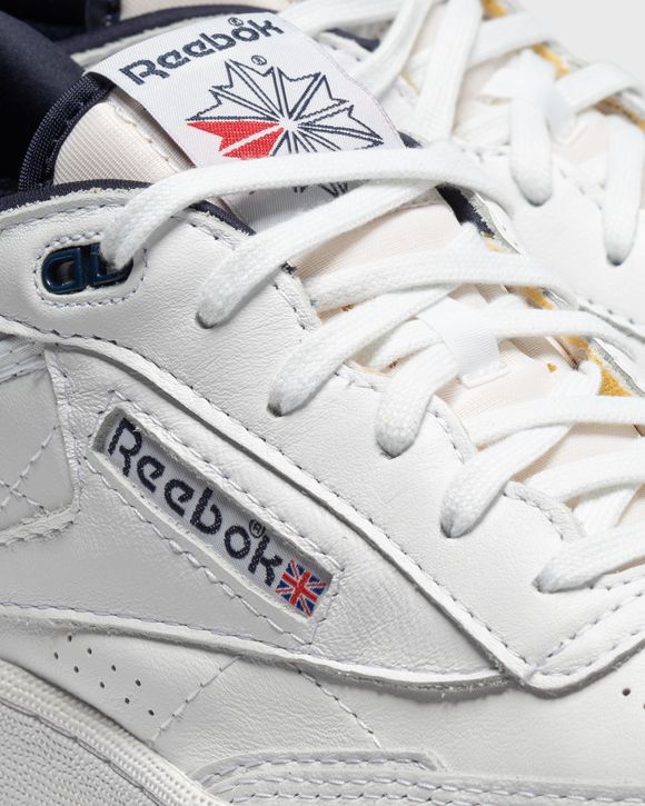 Reebok club c 85 intense white navy hot sale