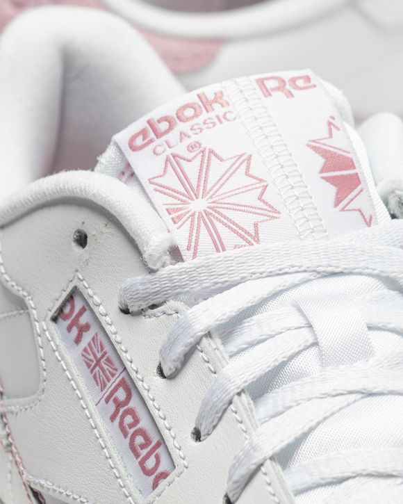 Reebok classic leather hot sale white womens