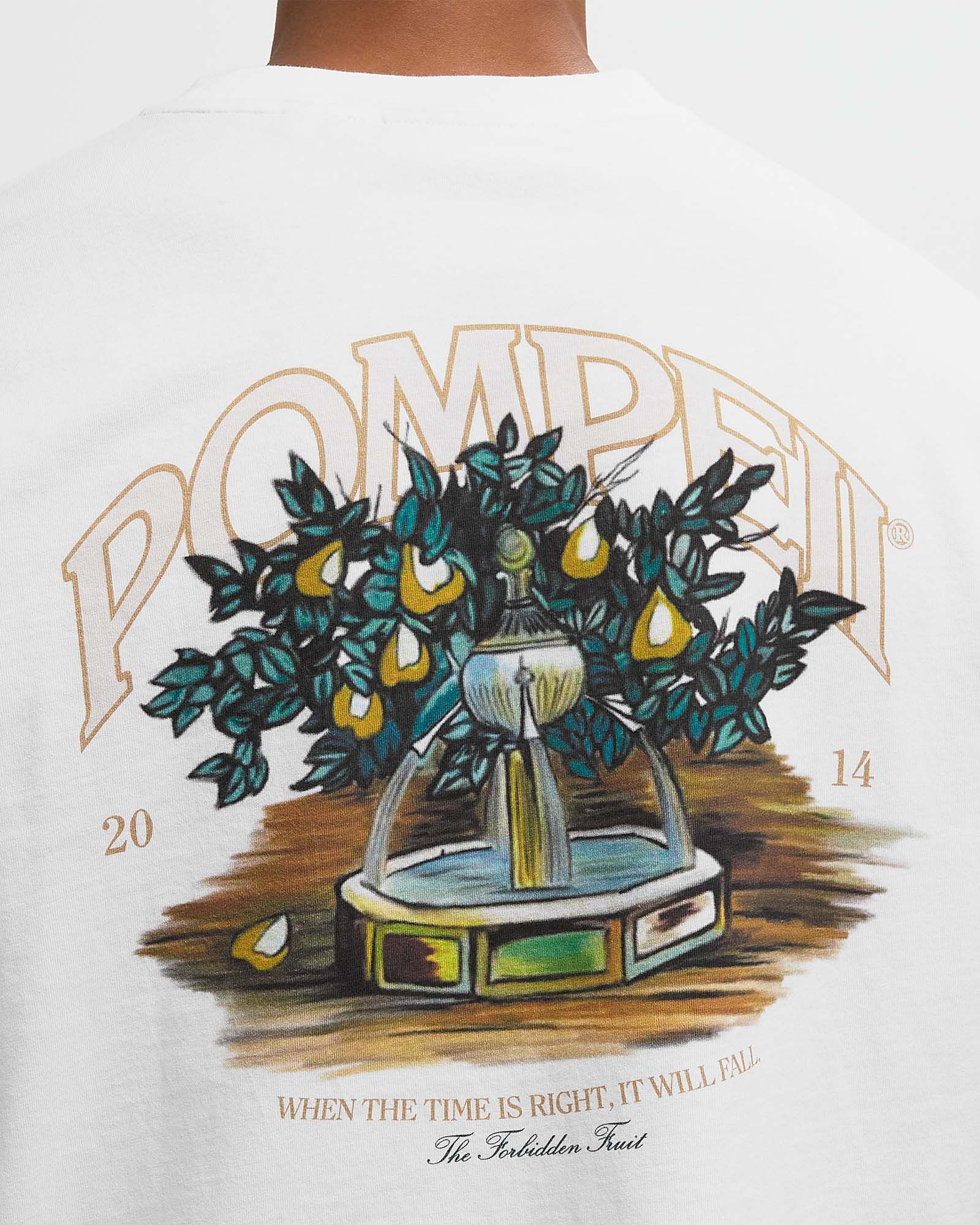 FOUNTAIN WHITE REGULAR GRAPHIC TEE