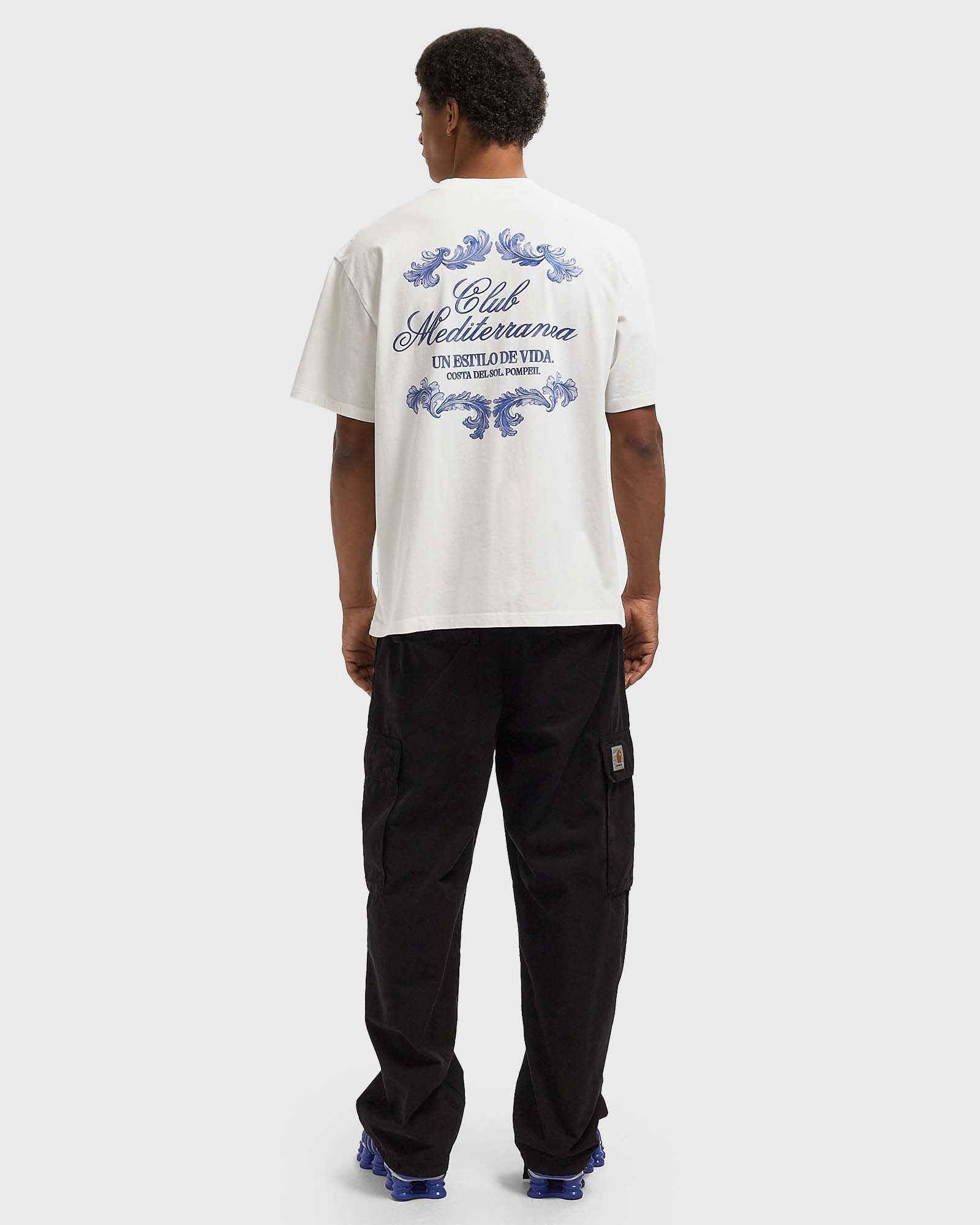 CLUB MEDITERRANEA OFF WHITE BOXY TEE