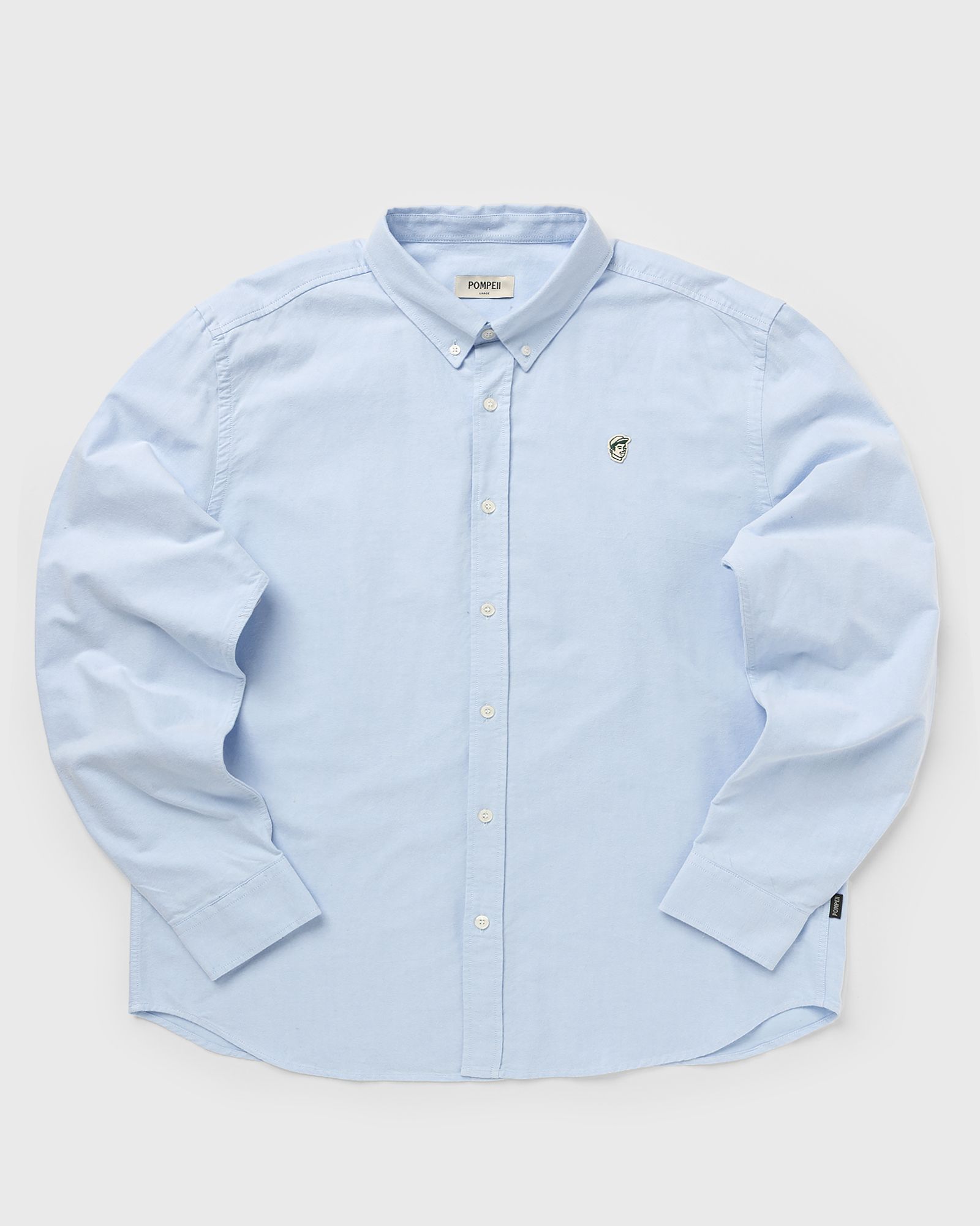 POMPEII POMPEII EMILIO BLUE OXFORD SHIRT in blue