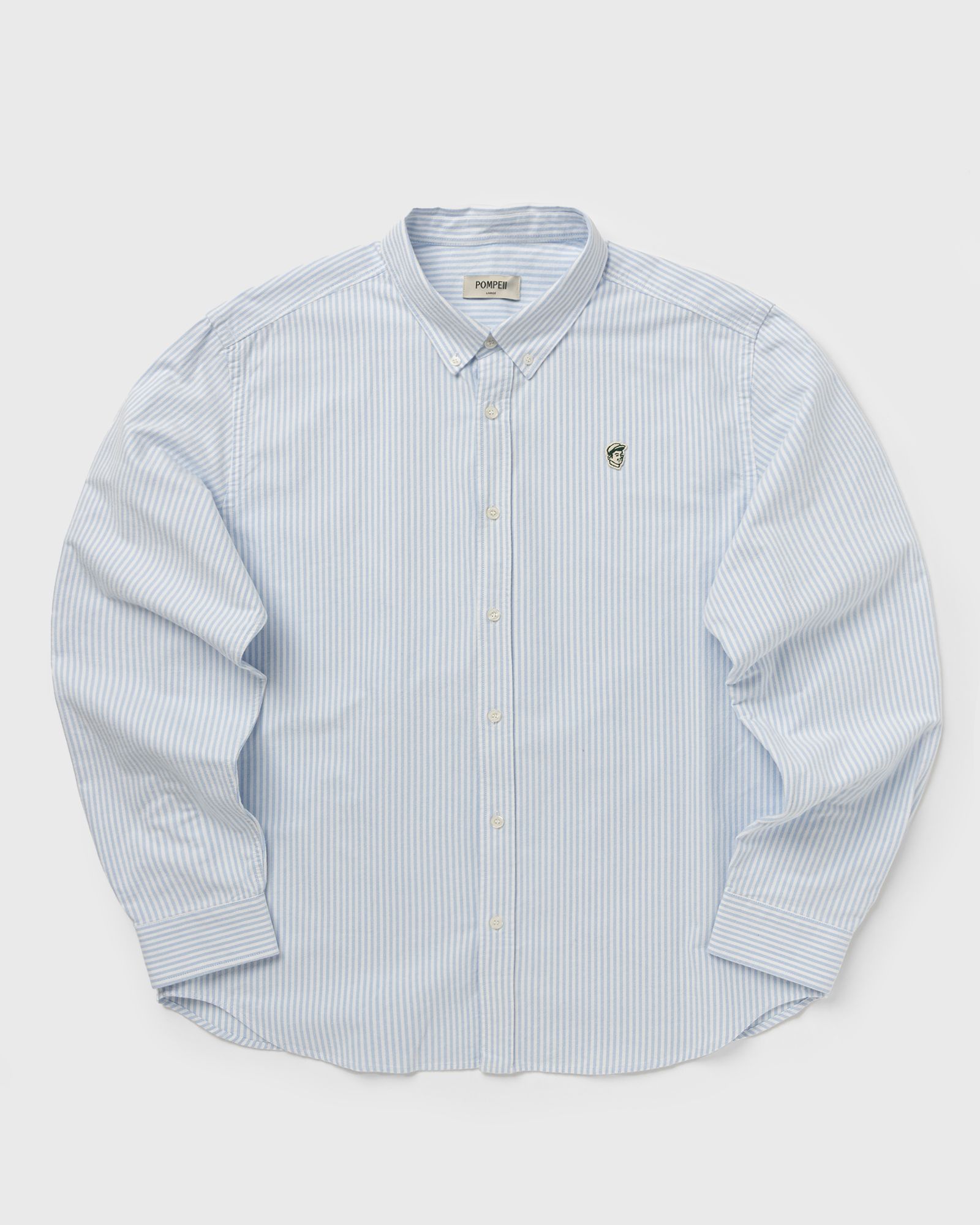 Emilio Blue Stripes Oxford Shirt-image