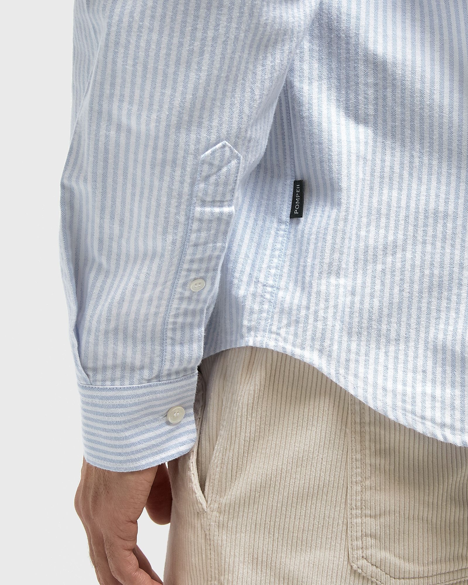 EMILIO BLUE STRIPES OXFORD SHIRT