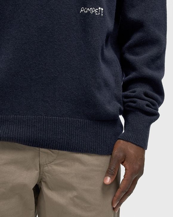 EQUESTRIAN NAVY KNIT SWEATER