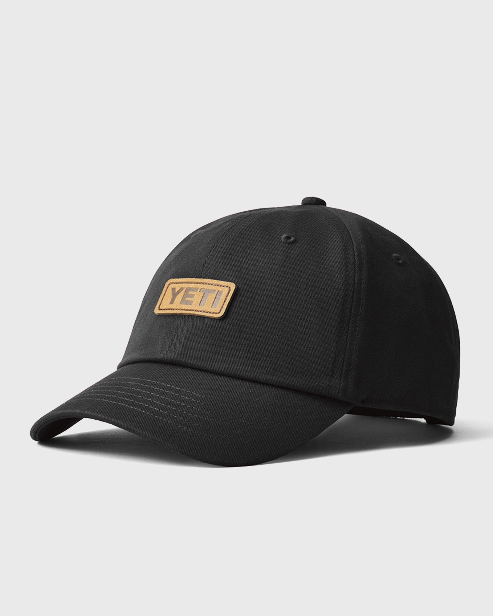 Leather Logo Badge 6 Panel Soft Crown Hat