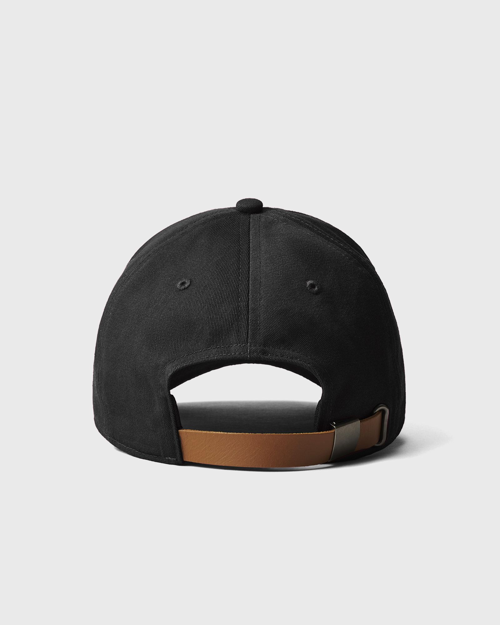 Leather Logo Badge 6 Panel Soft Crown Hat