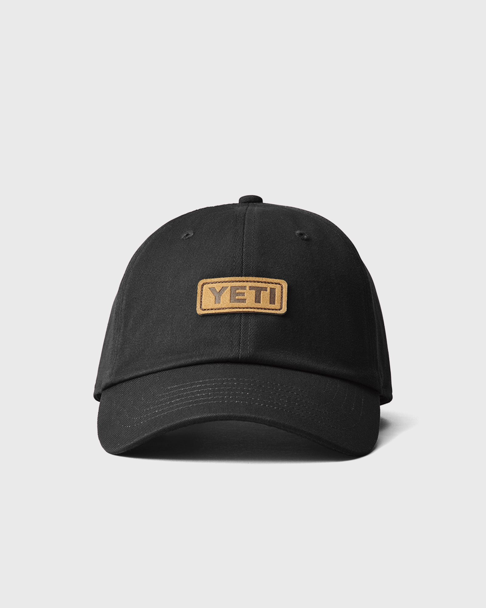 Leather Logo Badge 6 Panel Soft Crown Hat