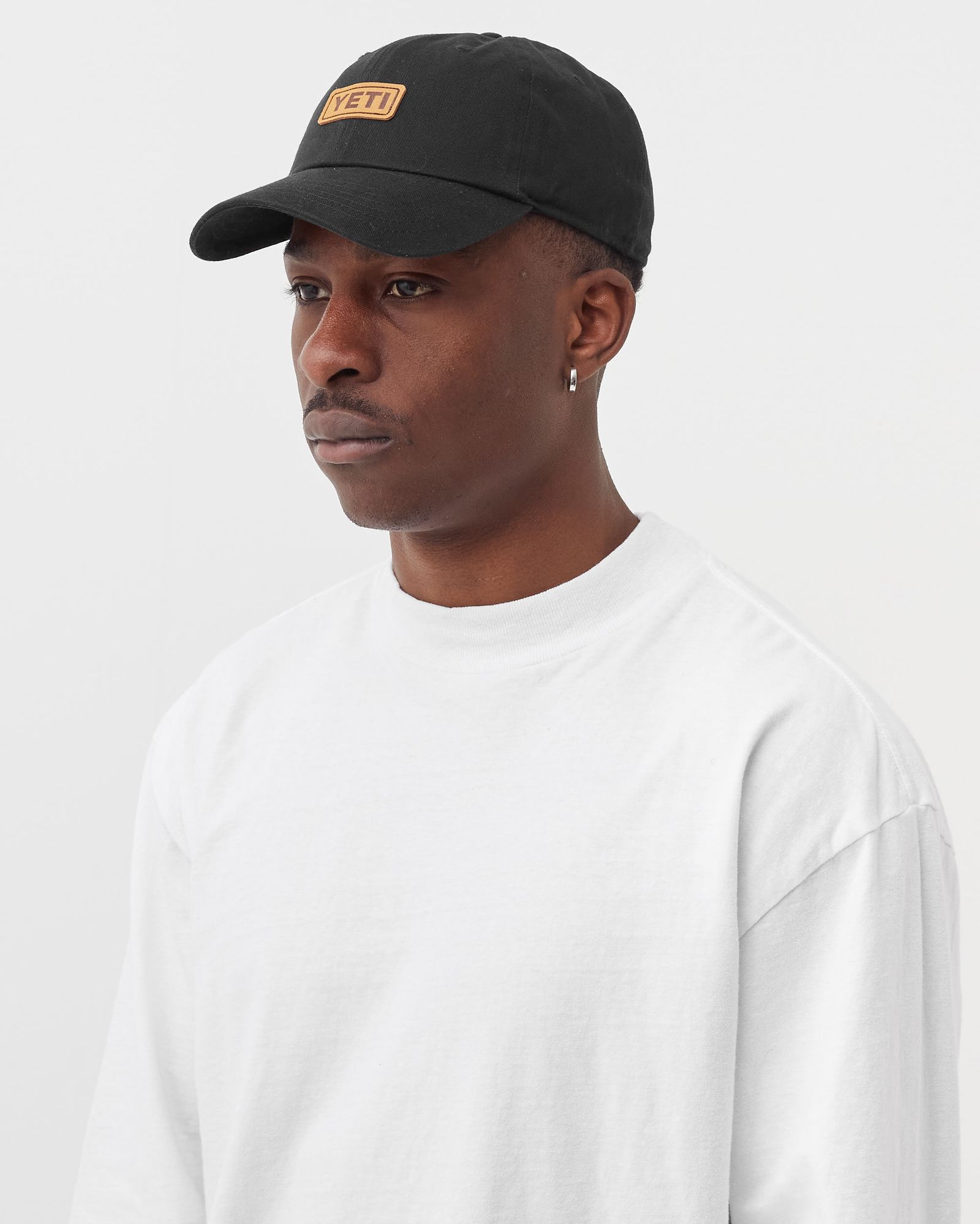 Leather Logo Badge 6 Panel Soft Crown Hat