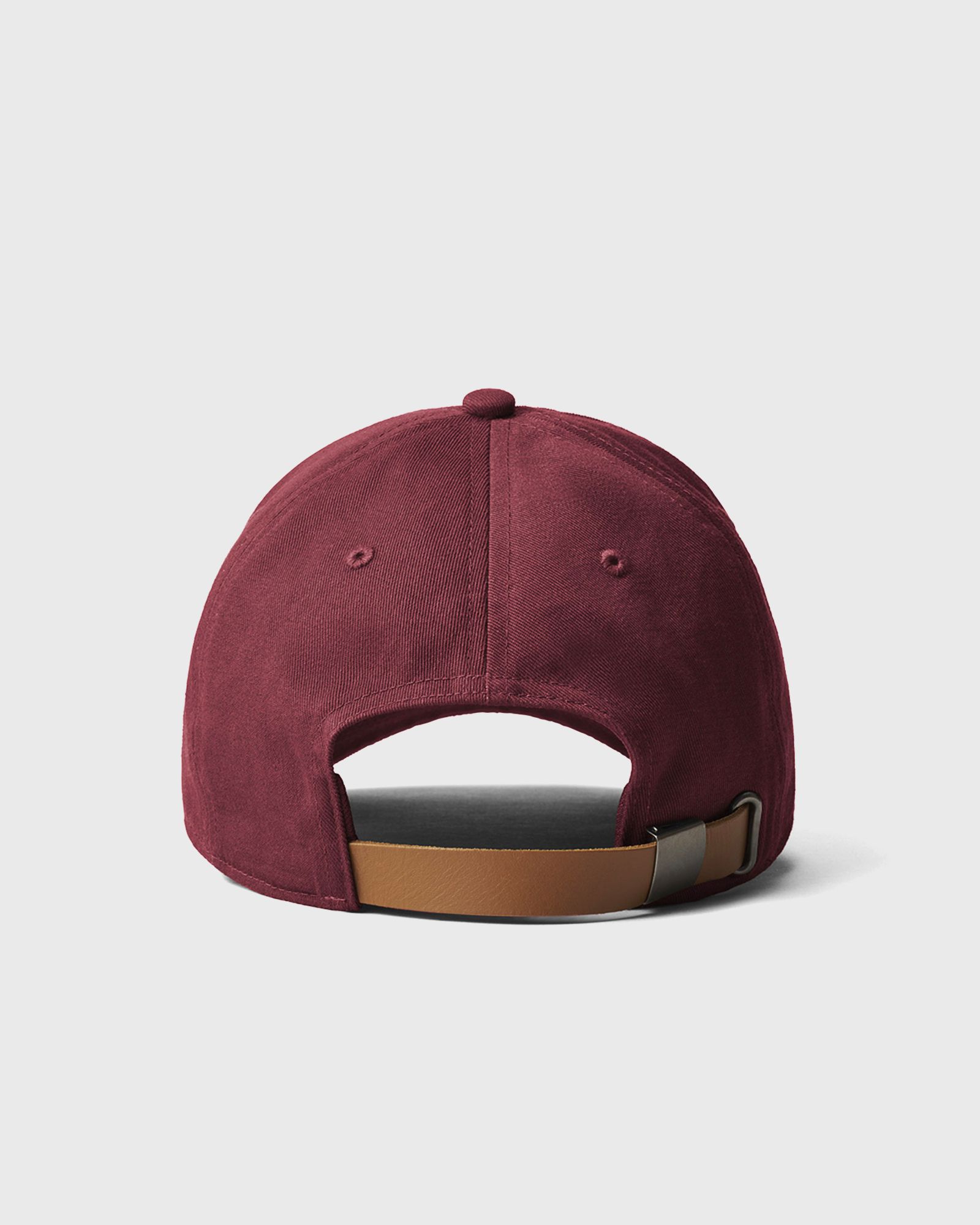 Leather Logo Badge 6 Panel Soft Crown Hat