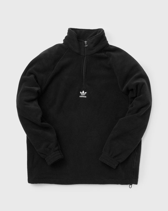 Adidas ADICOLOR CLASSICS TEDDY FLEECE HALF-ZIP Black | BSTN Store